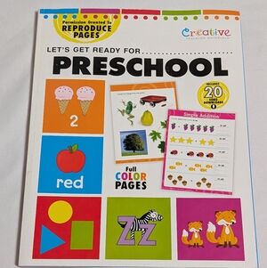 🌈 Let’s Get Ready for Preschool – Learning Workbook (Ages 3+)
